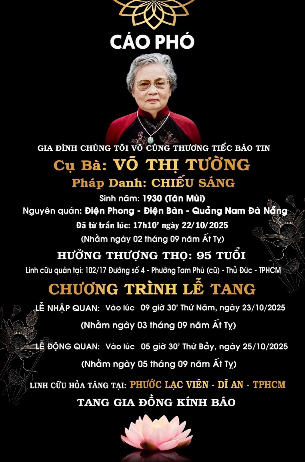 Cụ Bà Võ Thị Tường